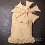 WoodUbend Windmill / Windmühle WUB2285 24.7X18cm