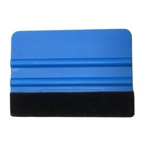 Rakel "Blue Tool" mit Schaumstoff - Anbringhilfe für Decoupage und Transfers