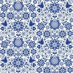 Belles & Whistles Rice Decoupage Blue Glass Ornate 3 sheets à 30 x 30cm