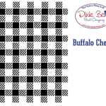 Belles and Whistles Schablone  Buffalo Check 40x50cm - nicht klebend - wiederverwendbar