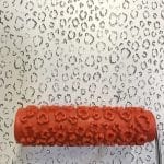 Musterwalze - Strukturwalze - Stempelwalze - Decorative Art Roller Cheetah (rot)