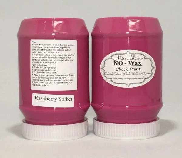 Miss Lillian's NO WAX Chock Paint Raspberry Sorbet