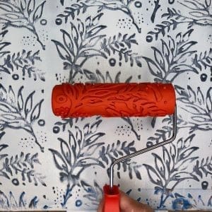 Musterwalze - Strukturwalze - Stempelwalze - Decorative Art Roller Coastal Coral (rot)