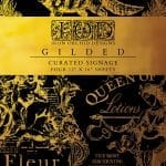 IOD Decor Transfer CURATED SIGNAGE Gold Foil 12 x 16 inch Block