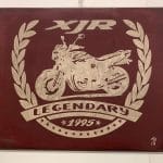 Wooden sign Elfen & Helden 60x50 XJR Legend #3