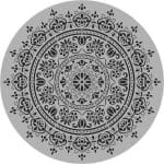 Posh Chalk stencil WoodUMandala 40x40cm
