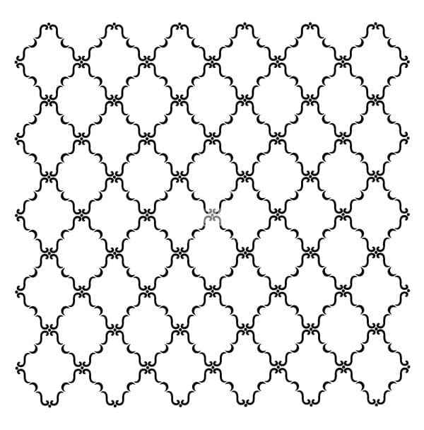 Posh Chalk Schablone Dainty Trellis 50x50cm