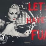 Leinwandbild Motivation - Cru Ella Let‘s have fun - Querformat 60 x 80 cm