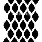 Posh Chalk Stencil DROPLETS 19,5 x 30cm