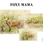 Grace on Design Decoupage Papier "Foxy Mama" 3er Set