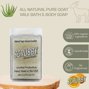 Scrubby Soap Bath & Body Soap - Goat's Milk & Aloe