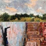 Belles & Whistles Reis Decoupage A1 Gondola and Landscape 59.4 x 84.1 cm