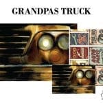 Grace on Design Decoupage Papier "Grandpa's Truck" 3er Set