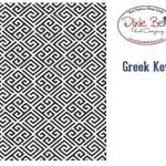 Belles and Whistles Schablone  Greek Key 40x50cm - nicht klebend - wiederverwendbar