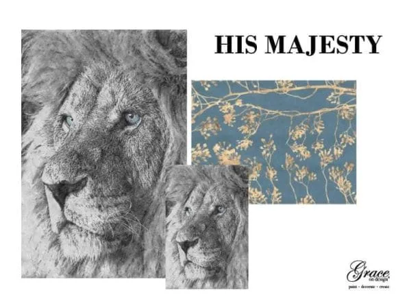 Grace on Design Decoupage Papier "His Majesty" 3er Set