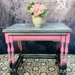 Beistelltisch-Set Elfen & Helden „Bohemian Wedding“ – Handbemalt, Massivholz, Unikat