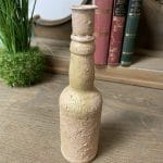 Kerzenständer Elfen & Helden „Cheers Mossy Apricot“ Vintage - handbemalt - Unikat