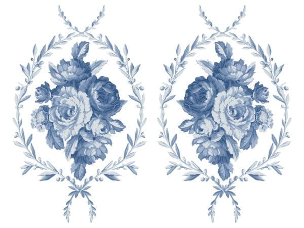 IOD Paint Inlays Trompe L'Oeil Blue 12 x 16 inch Block - Image 3