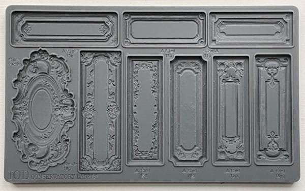 IOD Decor Mould Conservatory Labels