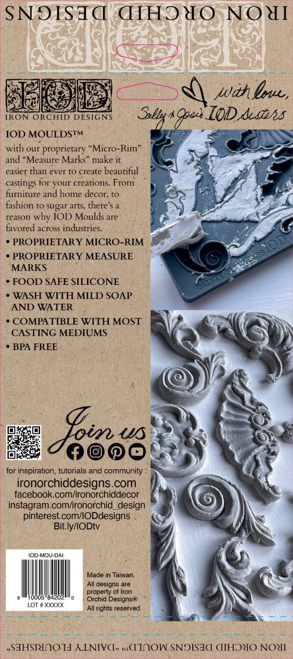 IOD Decor Mould Dainty Flourishes – Bild 2