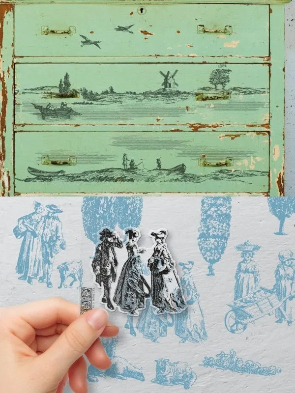IOD Decor Stamp Rural Scenes - Image 4