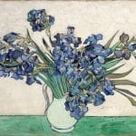 Posh Chalk Deluxe Decoupage Irises in White