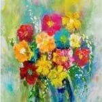 Mint by Michelle Decoupage Papier "Karen's Technicolour Bouquet"