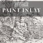 IOD Paint Inlays La Chasse 12 x 16 inch Block