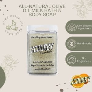 Scrubby Soap Bath & Body Soap - Olive Oil & Aloe