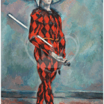 Posh Chalk Deluxe Decoupage SCARLET HARLEQUIN