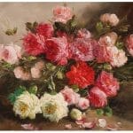 Posh Chalk Deluxe Decoupage BASKET OF ROSES