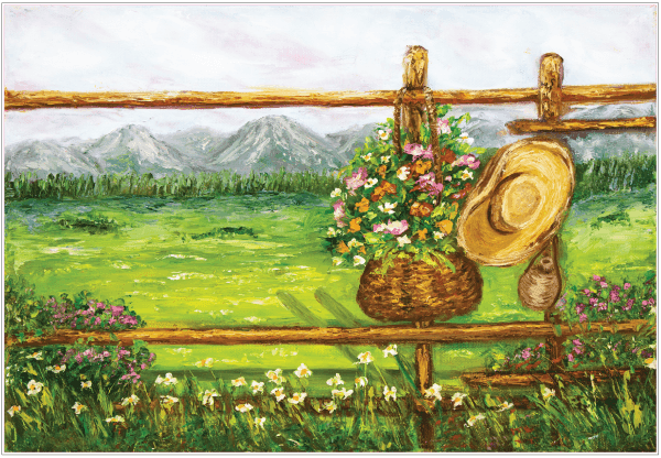 Belles & Whistles Reis Decoupage A1 Painted Terrain 59.4 x 84.1 cm
