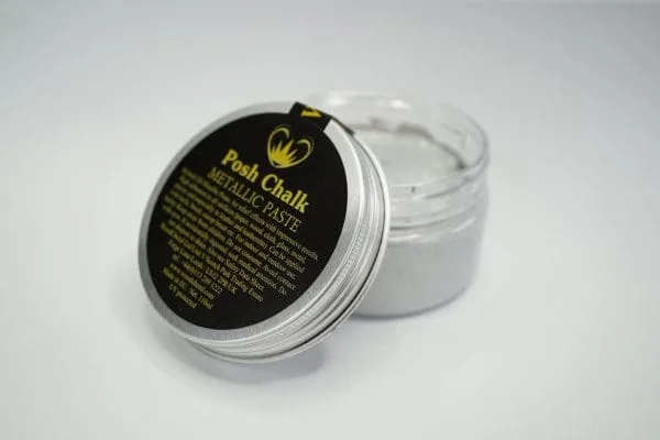 Posh Chalk Metallic Paste - Pearl Silver - Image 4