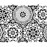 Posh Chalk stencil Posh Hippy Lace (small) 35x49cm
