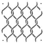 Posh Chalk stencil Posh Knots 60x60cm