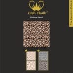 Posh Chalk Multi-Layer Stencil: Sleek Leopard, 30x24 cm