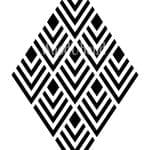 Posh Chalk Stencil PRISM 19,5 x 30cm
