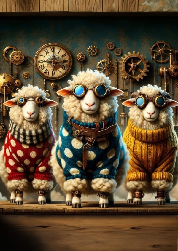 Mint by Michelle Decoupage Papier SHAUN SHEEP – Bild 2