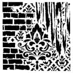 Posh Chalk Schablone Secret Garden 50x50cm