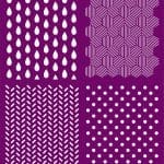 Belles and Whistles Silkscreen Stencil Patterns 20x25cm - slightly adhesive - reusable