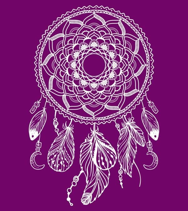 Belles and Whistles Silkscreen Schablone - leicht klebend - wiederverwendbar -  Western Boho 20x25cm – Bild 2
