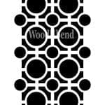 Posh Chalk Stencil STAINED GLASS MEDIUM 19,5 x 30cm