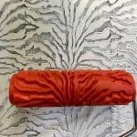 Sample Roller - Structure Roller - Stamp Roller - Decorative Art Roller Tiger Skin (red)