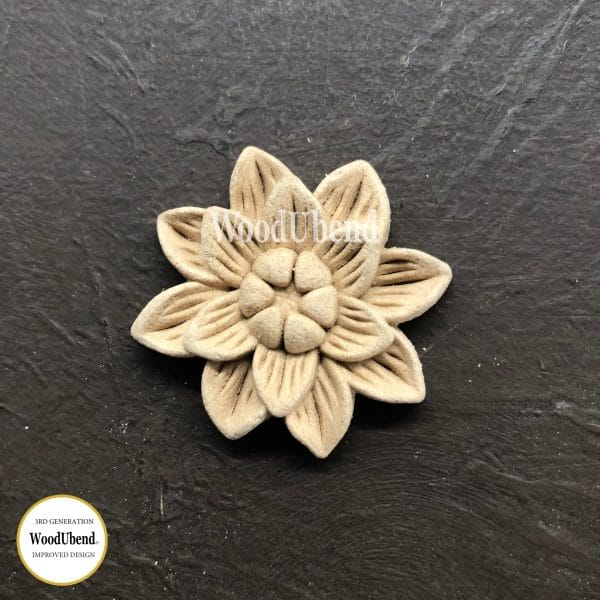WoodUbend Small Exotic Flower / Blume / Blume WUB1116 4.5x4.5cm