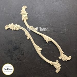 WoodUbend Decorative Drop WUB1245 37.x7.2cm - Paar