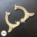 WoodUbend Crescents WUB1340 12.5x10cm - Paar