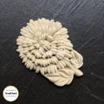 WoodUbend Carnation Flower WUB2122 6.5x4.5cm