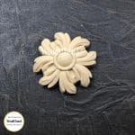 WoodUbend Four Petal Flower WUB2159 5x5cm