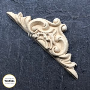 WoodUbend Pediment WUB2168 10.5x3.5cm