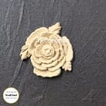 WoodUbend Small Leafed Rose WUB0339 4x4cm